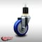Service Caster 4'' SS Blue Poly Wheel Swivel 1-7/8'' Expanding Stem Caster SCC-SSEX20S414-PPUB-BLUE-178 - alternate 2